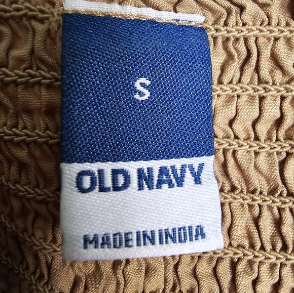 EUC Old Navy Fit & Flare Puff Sleeve Smocked Bodice Maxi Dress, Size S - Picture 7 of 8